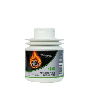 High Teck Products 4160 Premium Polyester Finishing Putty, Beige, Liquid, 268 g/L VOC