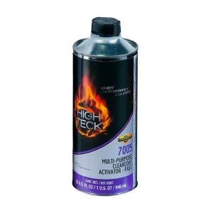 High Teck Products 7005-4 Multi-Purpose Clearcoat Fast Activator, 1 qt, Liquid, Use With: 7000-1 Multi-Purpose Clear