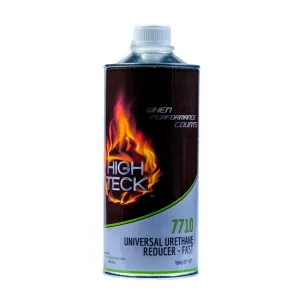High Teck Products 7710-4 Fast Urethane Reducer, 1 qt, Clear, Liquid