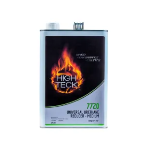 High Teck Products 7720-1 Medium Urethane Reducer, 1 gal, Clear, Liquid