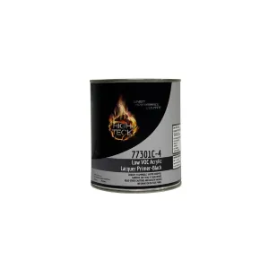 High Teck Products 77301C-4 Low VOC High Solids Acrylic Lacquer Primer-Black-QT