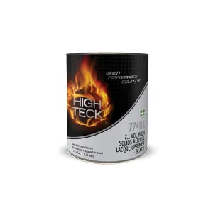 High Teck Products 77401-1 High Solids Acrylic Lacquer Primer, 1 gal, Black, 2.1 lb/gal VOC, 1:1 Mixing