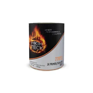 High Teck Products 77853-1 50 State Compliant 1K Primer/Sealer, 1 gal, Red, 4.60 lb/gal VOC