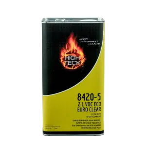 High Teck Products 8420-5 ECO EURO CLEAR 2:1 5L 50 STATE COMPLIANT