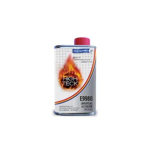 High Teck Products E9980-16 Universal Medium Activator, 1/2 pt, Colorless, Liquid, Use With: 4:1 Mix European Clears and Primers