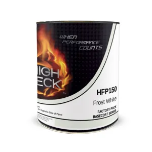 High Teck Products HFP150-1 Series HFP National Rule Urethane Basecoat, 1 gal, Frost White, 6.8 lb/gal VOC