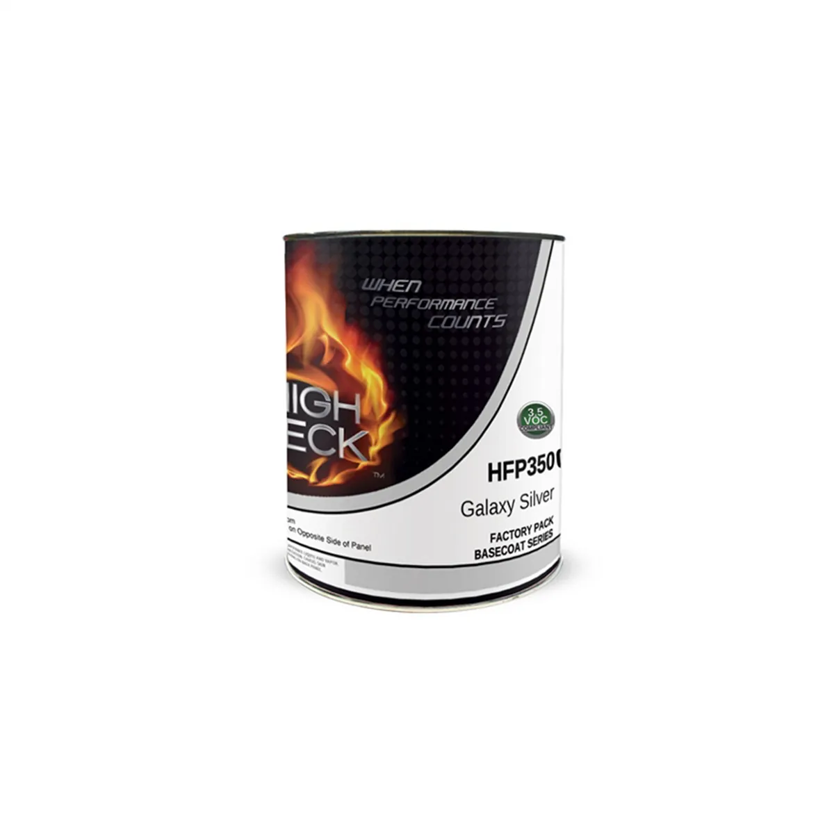 High Teck Products HFP350C-1 Series HFP Low VOC Urethane Basecoat, 1 gal, Galaxy Silver, 6.8 lb/gal VOC