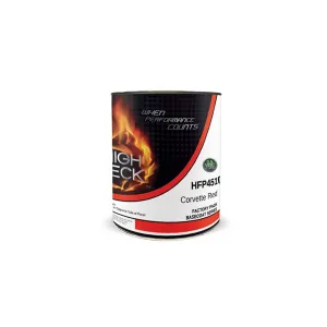 High Teck Products HFP451C-1 Series HFP Low VOC Urethane Basecoat, 1 gal, Corvette Red, 6.8 lb/gal VOC