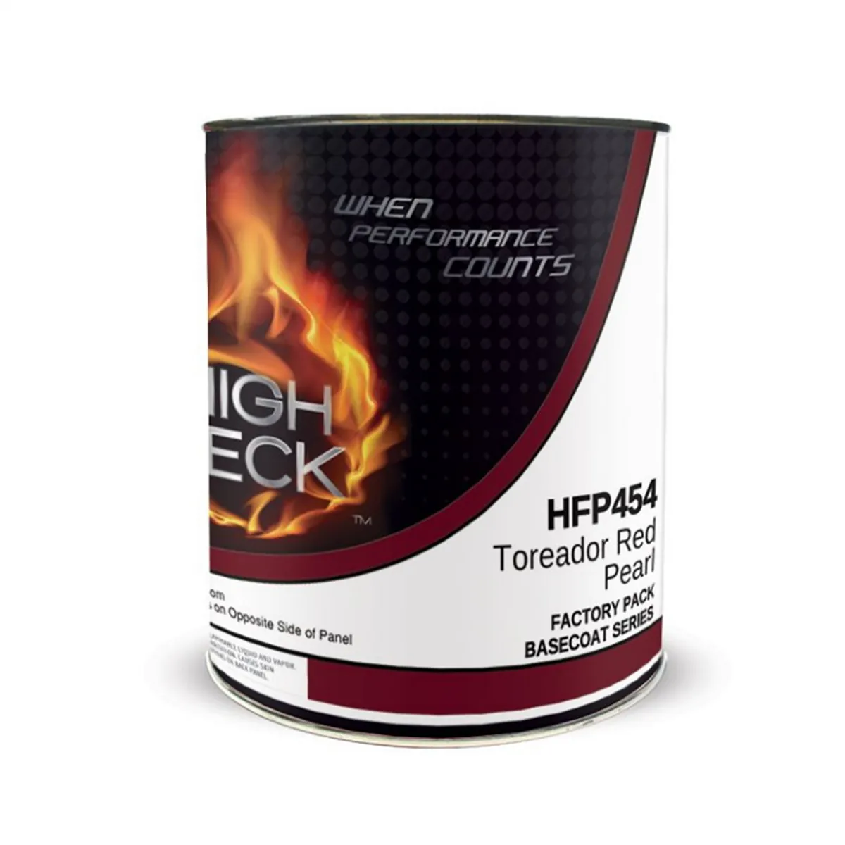 High Teck Products HFP454-4 Series HFP National Rule Urethane Basecoat, 1 qt, Torredor Red, 6.8 lb/gal VOC
