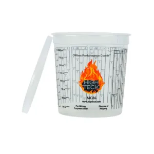 High Teck Products MC86L Lid, Polypropylene, For 2.5 qt Mixing Cups