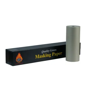 High Teck Products MP140G-18 Masking Paper, 18 in W x 400 ft L, Green, 35 lb Basis