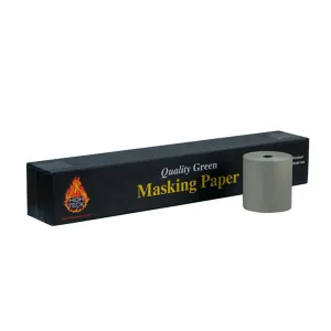 High Teck Products MP150G-6 Masking Paper, 6 in W x 500 ft L, Green, 35 lb Basis
