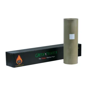 High Teck Products Green Thunder MP470GT-18 Masking Paper, 18 in W x 700 ft L, Polycoated Paper, 30 lb Basis