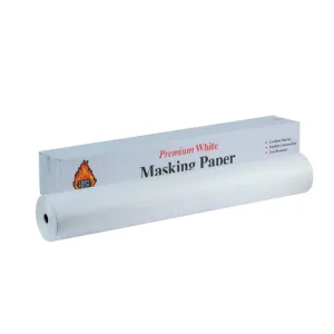 High Teck Products White Guard MP600W-36 Premium Masking Paper, 36 in W x 750 ft L, 24 lb Basis