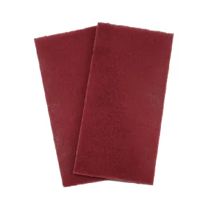 High Teck Products (20 pcs per box) 6"X9" RED SCUFF PAD VERY FINEe Grain