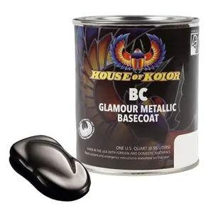 House Of Kolor SHIMRIN C2C-BC03-Q01 C2C Glamour Metallics Series Universal Basecoat, 1 qt Can, Galaxy Gray