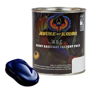 House Of Kolor SHIMRIN C2C-KBC04-Q01 C2C Kandy Series Universal Basecoat, 1 qt Can, Oriental Blue