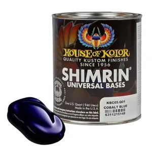 House Of Kolor SHIMRIN C2C-KBC05-Q01 C2C Kandy Series Universal Basecoat, 1 qt Can, Cobalt Blue