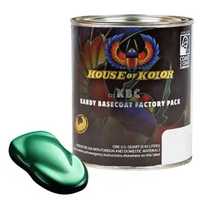 House Of Kolor SHIMRIN C2C-KBC09-Q01 C2C Kandy Series Universal Basecoat, 1 qt Can, Organic Green
