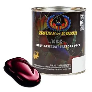 House Of Kolor SHIMRIN KBC06-Q01 Kandy Series Universal Basecoat, 1 qt Can, Burgundy