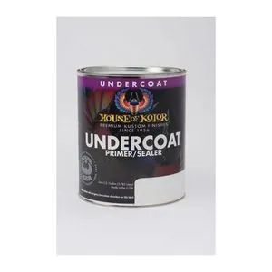 House Of Kolor KD3001-Q01 Kustom KD3000 Series High/Medium-Build DTS Primer Surfacer/Sealer, 1 qt Can, Black