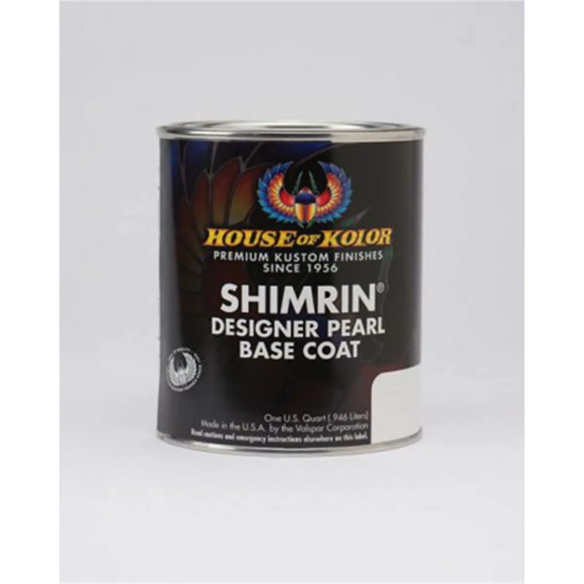 House Of Kolor SHIMRIN PBC44-Q01 Designer Pearl Series Universal Basecoat, 1 qt Can, Snowhite