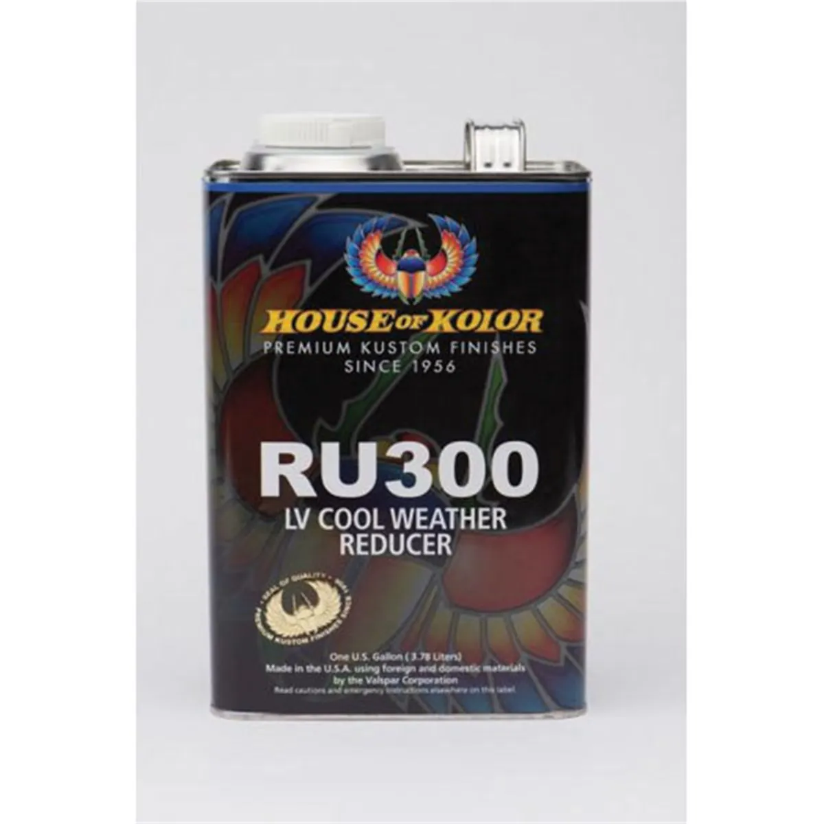 House Of Kolor RU300-G00 VOC Exempt Reducer, 1 gal Can, 70 to 85 deg F