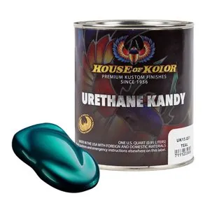 House Of Kolor Kosmic Kolor UK15-Q01 Urethane Enamel Kandy, 1 qt Can, Teal