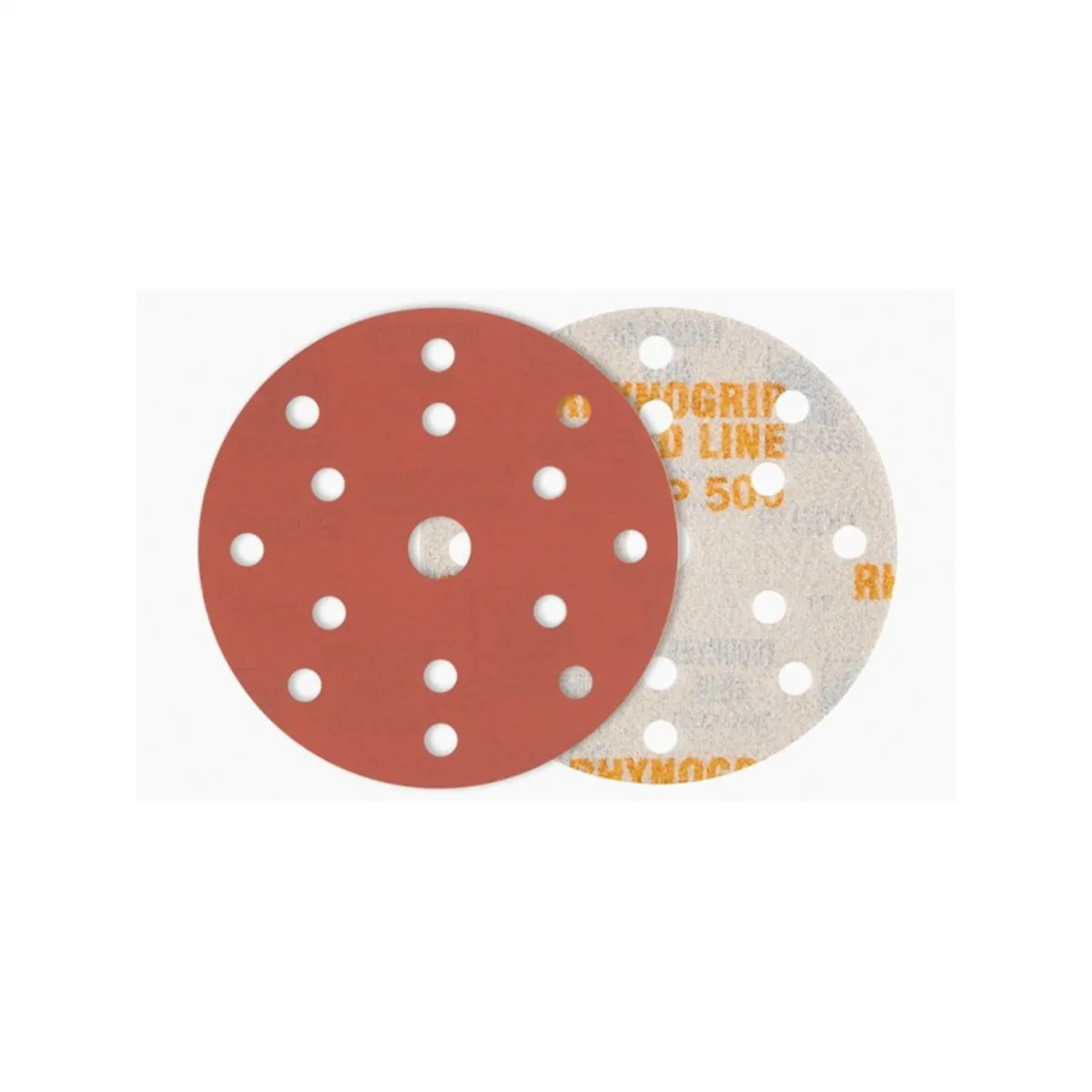 Indasa USA,Inc. Medallion 620-2000 Rhynogrip Red Line XL Abrasive Solid Disc, 6 in Dia, 2000 Grit