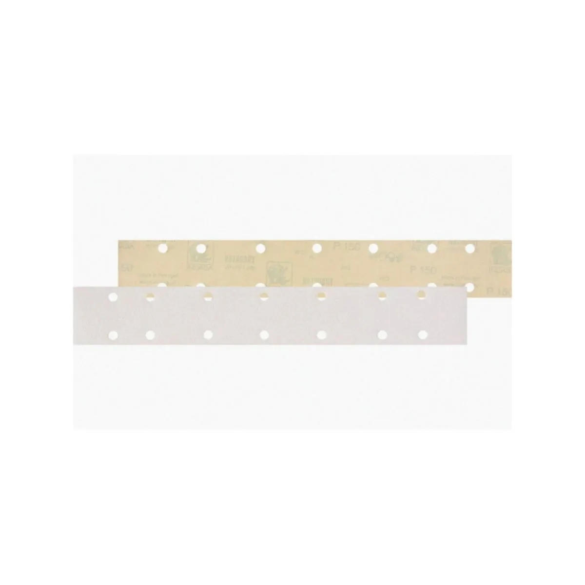 Indasa USA,Inc. 95-80 Rhynostick White Line Long File Board Sheet Strip, 17-1/2 in L x 2-3/4 in W, 80 Grit