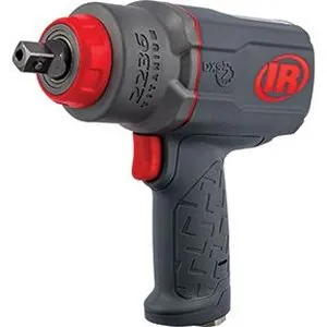 DXS 1/2" AIR IMPACT WRENCH, QUIET, 1500 FT-LB TORQUE, TITANIUM HAMMERCASE, PIN RETAINER, PISTOL