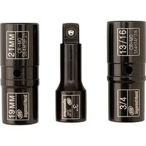 3PC 1/2" Lugnut Flip Socket