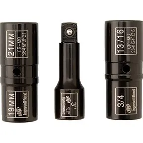 3PC 1/2" Lugnut Flip Socket