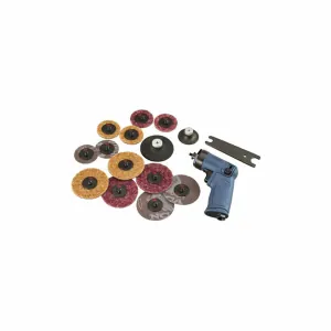 Ingersoll Rand Mini Surface Prep Air Sander Kit, Includes 2" and 3" Sanding Pads
