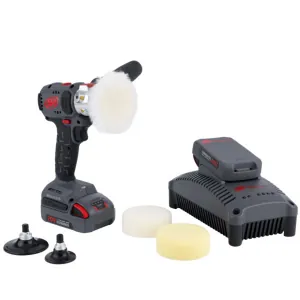 Ingersoll Rand 20V Cordless Polisher/Sander 2 Battery Kit, 8300 RPM, 2" & 3" Pad