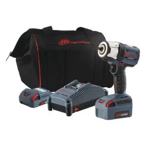 Ingersoll Rand 20V Mid-torque 3/8" Cordless Impact Wrench Kit, 550 ft-lbs Nut-busting Torque, 2 Batteries and Charger