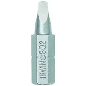 Irwin Industrial #2 Sq Rec Insert Bit 1" 2pc