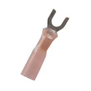 The Best Connection 22-18 #6 RED CS HEAT SHRINK SPADE,10 PCS