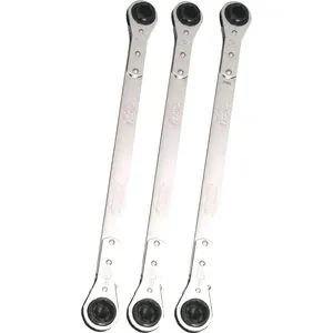 Lang Tools (Kastar) 5344 - 3-Pc. Universal Ratcheting Serpentine Belt Wrench Set