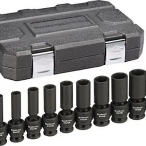 10 Pc. 1/2" Drive 6 Point SAE