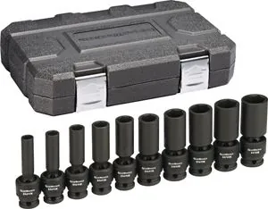 10 Pc. 1/2" Drive 6 Point SAE