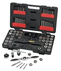 SAE/Metric Ratcheting Tap and Die Drive Tool Set