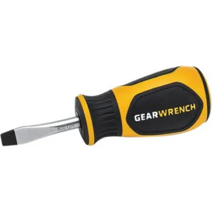Dual Material Slotted Screwdriver 1/4" x 1-1/2"