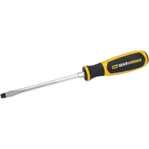 Dual Material Slotted Screwdriver 5/16" x 6"