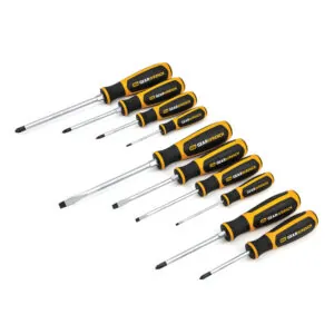 10 Pc. Combination Dual Material Screwdriver Set