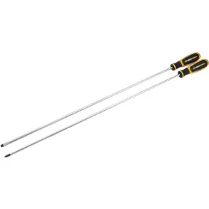 2 Pc. Combination 24" Blade Dual Material Screwdriver Set