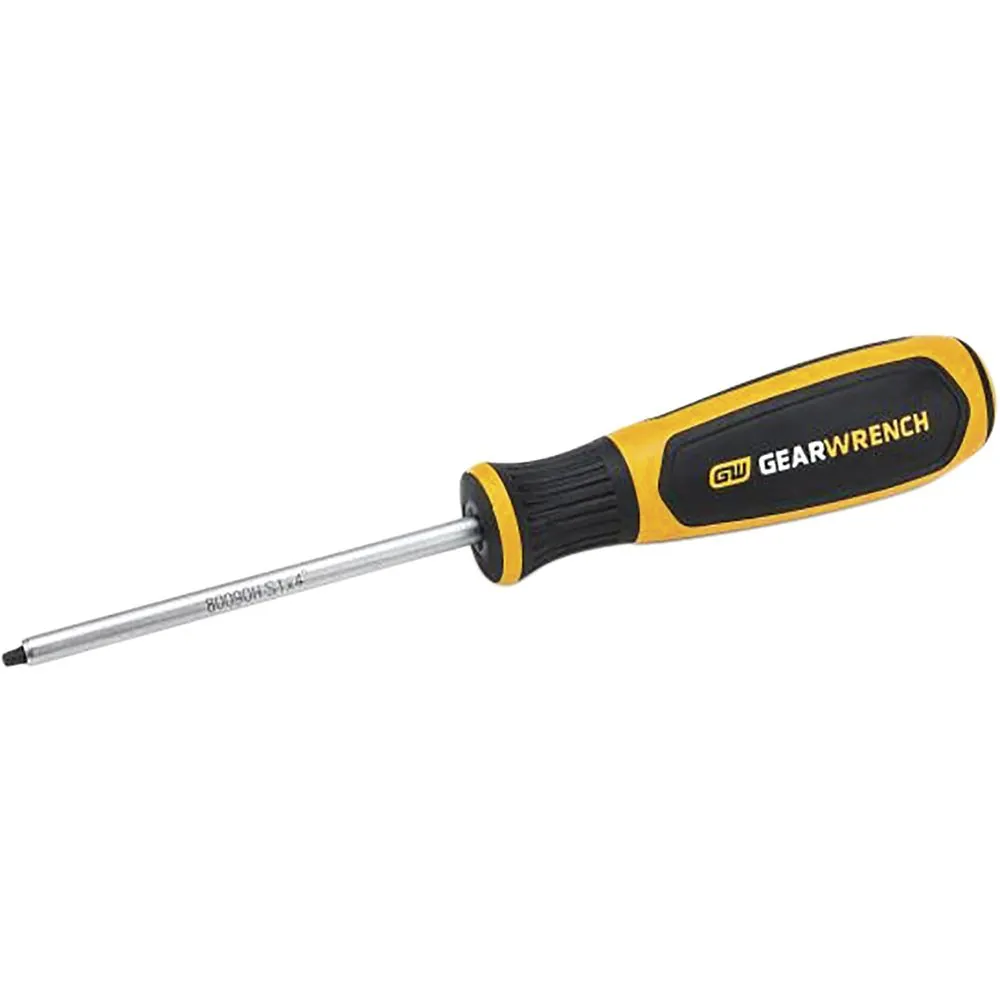 Dual Material Square Screwdriver #1 x 4"
