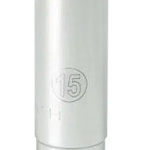 1/4" Dr 6 Pt. Deep Metric Socket, 6 mm