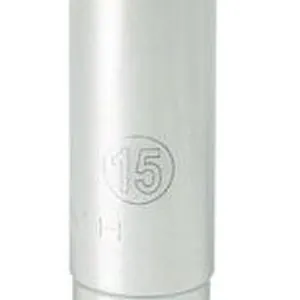 1/4" Dr 6 Pt. Deep Metric Socket, 12 mm