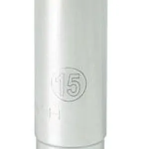 1/4" Dr 6 Pt. Deep Metric Socket, 13 mm
